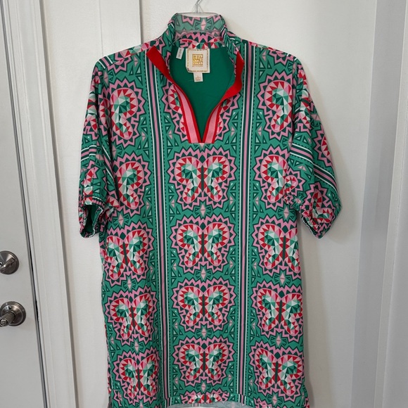 Emily McCarthy Printed Dress Size L - Picture 1 of 10
